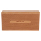 Max Hand Carving Wooden Music Box Mechanism Musical Box Gift Canon