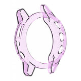 Maxbell 1 Piece Case Protective Cover for Garmin Watch Transparent Purple
