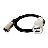 Maxbell USB Car Charger Spare Parts with Cable Cord Lightweight Supplies Durable