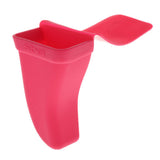 Maxbell Silica gel Hair Styling Tools Storage Holder Hairdresser Organiser Rose Red