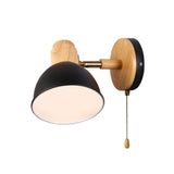 Maxbell Wall Lamp Iron E27 Base Shade Wall Mounted Light for Restaurant Bedroom Home
