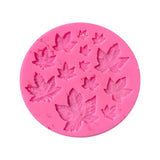 Maxbell Silicone Leaf Shape Silicone Mold Fondant Baking Tool Moulds
