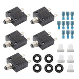 Maxbell Thermal Circuit Breaker Push Button Compact for Car Automotive Trolling