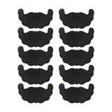 Maxbell 10Pcs Breast Patch Breathable Invisible Adhesive Women Bra Firming Cover 20.9cmx11.1cm Black