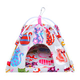 Maxbell Canvas Nest Bird House Parrot Hut Budgie Toy Macaw Bed Hanging Tent Hammock Cat