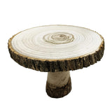 Maxbell Wood Cake Stand Ornament Serving Platter for Holiday Wedding Cakes Festivals 10 to 12cm