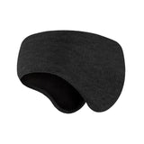 Maxbell Fleece Ear Warmers for Adults Soft Winter Earmuffs for Hiking Cycling Skiing Black