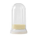 Maxbell Makeup Brush Cleaning Bowl Holder Washing Tool Travel with Dust Cover 3 in 1 Cream Color