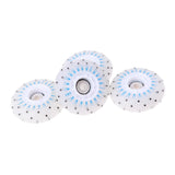Maxbell 4pcs Flash Speed Skating Wheel Roller Skates Wheels Light 72mm Blue