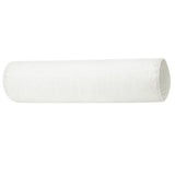 Max Solid Color Cotton Linen Cylindrical Lumbar Support Pillow Off white