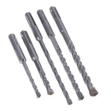 Maxbell 5pc Round-handle Electric Hammer Impact Drill Bit for Concrete Masonry Stone