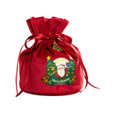 Maxbell Maxbell Christmas Treat Bags with Drawstrings Lovely Party Favors New Year Small Santa Red