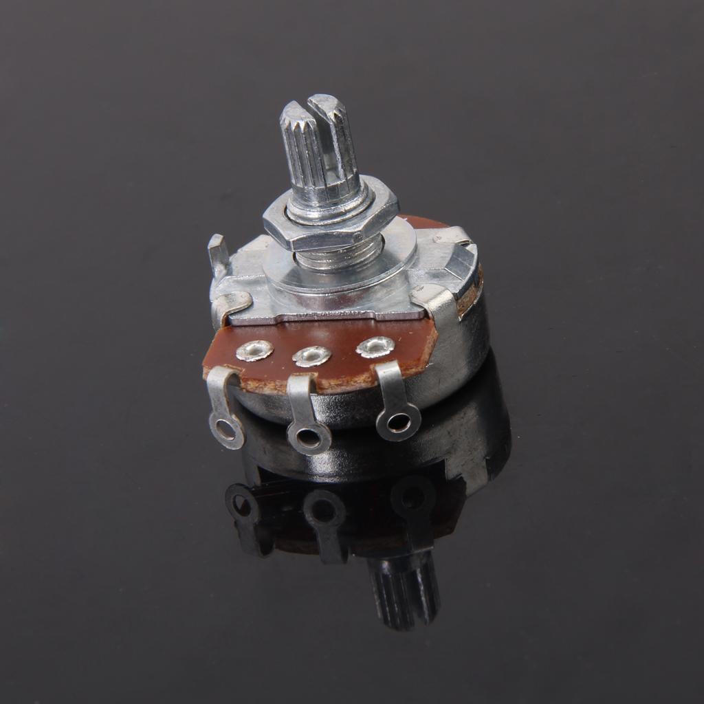 Maxbell Audio Taper Potentiometer Mini 250K Volume Guitar Pot