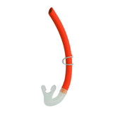 Maxbell Diving Snorkel Water Sports Diving Breathing Tube Hose Silicone Snorkel Orange