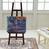 Max 1/12 Miniature Wood Artists Easel Painting Holder Dollhouse Decor Redwood