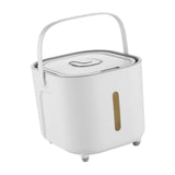 Maxbell Rice Storage Bin Storage Bucket Grain Bucket with Handle for Grain Nuts Rice