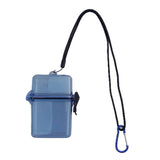 Maxbell Waterproof Dry Box Container Clip for Scuba Diving Snorkel Kayak Blue