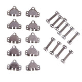 Max 10 Sets Trouser Hook & Bar Skirt Fastener Sewing Repair Accessory Black