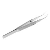 Maxbell Stainless Steel Micro Precision Tweezer Pointed Curved Straight Angle-Toothed