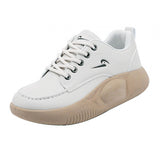 Maxbell Women Casual Sneakers Fashion Height Increase Nonslip for Hiker Hiking 37 Beige