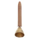 Max Orff Instrument Wooden Hand-held Jingle Bell Kids Baby Sounding Toy