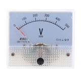Max 85C1 DC Rectangle Ammeter Amp Current Tester Analog Panel Voltmeter 0-500 V