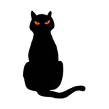 Maxbell Black Cat Silhouette Garden Stakes Halloween Party Iron for Yard Style A