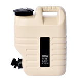 Maxbell Water Storage Tank with Faucet Water Container for Picnic Hiking Khaki 12L