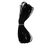 Maxbell 3mm Elastic Round Bungee Rope Shock Cord Tie Down Boats Trailers 20m Black