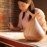 Max 400ml Aroma Essential Oil Diffuser Ultrasonic Air Humidifier Wood Grain B - Aladdin Shoppers