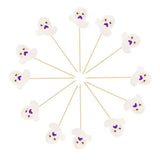 Max 12 Sets Cupcake Toppers Cake Picks Party Favors Ghost - 5.19x5.5cm