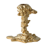 Maxbell Vintage Style Pillar Candle Holder Candlestick for Table Centerpiece Holiday Aureate