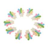 Max Cute Resin Miniature Craft Fairy Garden Ornament Moss Decor Star Rainbow
