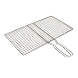 Max Outdoor Stainless BBQ Barbecue Grilling Basket Fish Vege 24x39cm - Grids