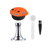 Maxbell Reusable Coffee Capsules Pod Tamper Spoon Brush Refillable Pod for style B