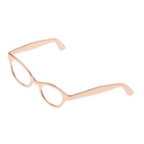 Maxbell 1 / 6 soldier accessories glasses 2.7x2.5cm Rose Gold