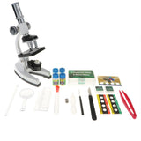 Maxbell 30-piece Professional Magnification 1200X Microscope Science Kits with Box