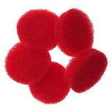 Max Maxb 5PCS 4'' Non-woven Nylon Power Scrub Pads Non-Scratch Scouring Pad
