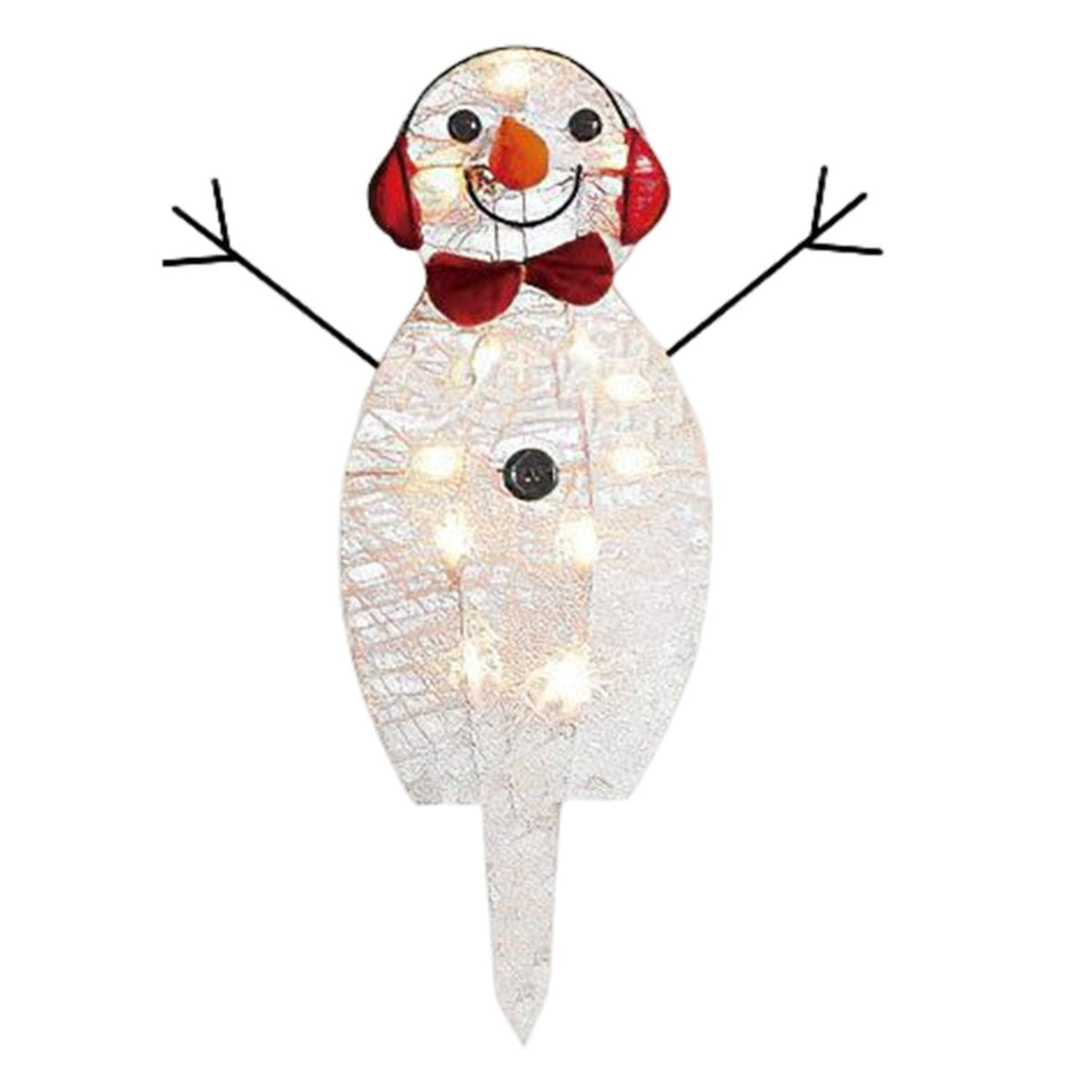 Maxbell Christmas Snowman Light Lighting Lantern Lamp for Wedding Home Garden Baby 25cmx18cm