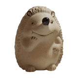 Maxbell Ceramic Hedgehog Figurines garden Sculptures for Lawn Fairy Garden Gifts