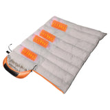 Maxbell Heated Sleeping Bag Soft USB Waterproof Warm for Hiking Camping Outdoor Orange