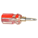 Max Maxb Short Handle Mini Magnetic Screwdriver Repair Tools 2 in 1 Crystal Model