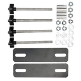 Maxbell Traction Boards Mounting Pins Kit Bracket Set 12-17cm Hole Spacing Car