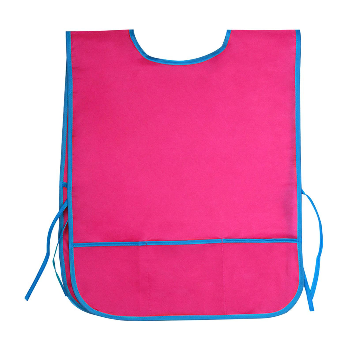 Maxbell Toddlers Weaning Feeding Apron Comfortable Art Apron for Baby Boys Girls Kids Dark Red