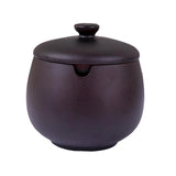 Maxbell Seasoning Pot Salt Bowl Server Salt Holder Kitchen Tool for Serving Kitchen Brown