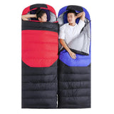 Maxbell Outdoor Envelope Sleeping Bags Quilt Camping Waterproof Warm Blanket Mat Red