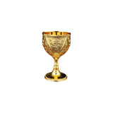 Maxbell 30ml Mini Goblet Vintage Alloy Wine Cup Party Supplies Sturdy European Style Style D