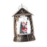 Maxbell Retro Christmas Lantern Ornament Outdoor Indoor Wedding Props Christmas Tree Old Man