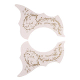 Maxbell Left Right Handed 40/41'' Folk Guitar Pickguard Scratch Plate White