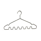 Maxbell Space Saving Wardrobe Hangers Heavy Duty with Shoulder Grooves for Dresses Black